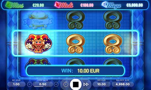 Trollpot 5000 base game screenshot showing reels and features