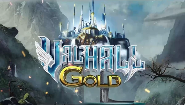 Valhall Gold base game screenshot showing reels and features