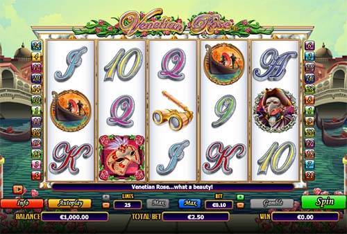 Venetian Rose best online slot