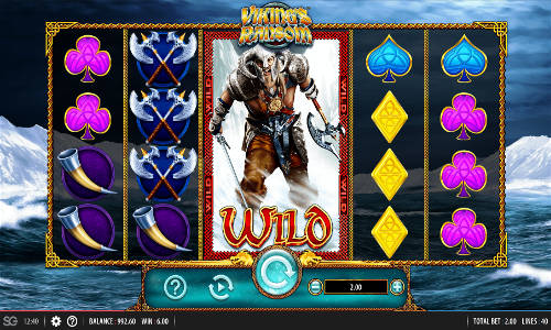 Vikings Ransom base game screenshot showing reels and features
