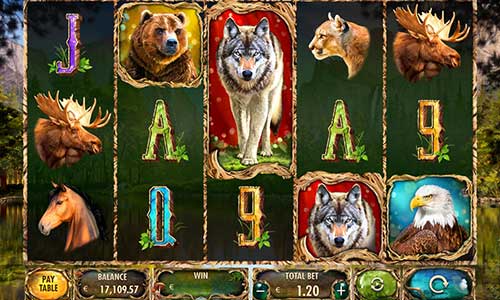 Wild Animals base game screenshot showing reels and features