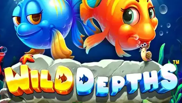 Wild Depths base game screenshot showing reels and features