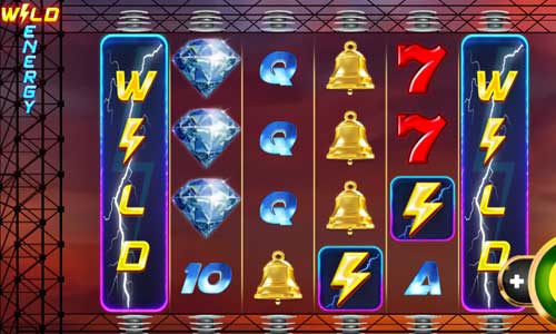 Wild Energy base game screenshot showing reels and features