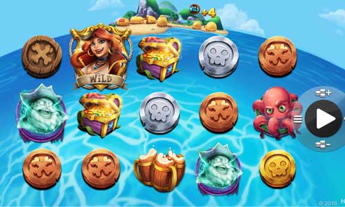 Wild Plunder base game screenshot showing reels and features